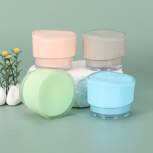 Pot à crème PS de forme spéciale pour les soins de la peau 30g/50g Bouteille de crème avec bouchon en plastique - Product Image 2