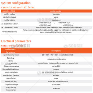 Vertiv Netsure 801 serie R48-5800A/R48-5800e sistema di alimentazione discreta per telecomunicazioni - Product Image 5