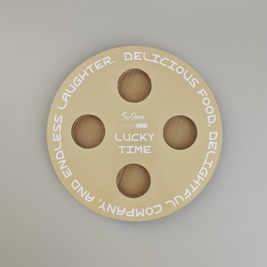 Sunshie Customization Logo Wholesale Square Round 12inch Corrugated Cupcake Board <b>Drum</b> - Product Image 6