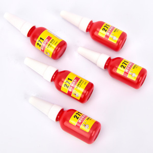 271 <b>Threadlocker</b> Adhesive 10ml High Strength For Threaded Locking Plastic Bottle - Product Image 1