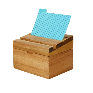 手作りの装飾的な木製の紙の提案ボックスドロップボックス収納を販売のためにカスタマイズする