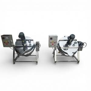 Marmite de cuisson industrielle en acier inoxydable 304 avec agitateur planétaire, marmite à double enveloppe pour la fusion de bonbons et de sucre, machine à frire 100L-500L - Product Image 6