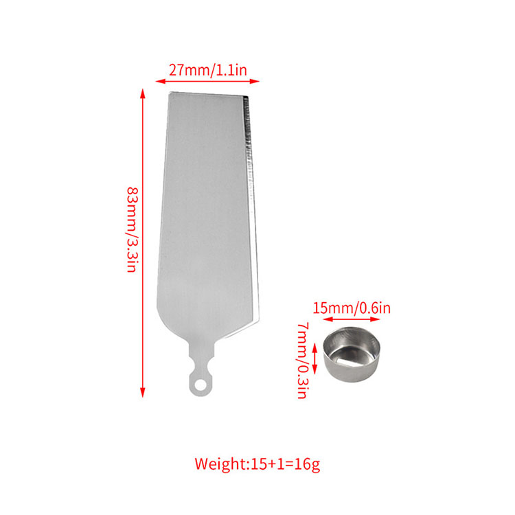 Spatule plate blanche NO 4