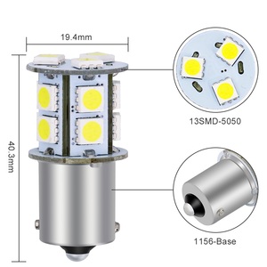 Bombilla <span class=keywords><strong>LED</strong></span> 1156 1157 2016 DRL đèn cho xe BA15S 3156 T20 7440 <span class=keywords><strong>LED</strong></span> chỉ số bóng đèn 5050 13smd Phụ Kiện Xe Hơi 2022 dj201 - Product Image 5
