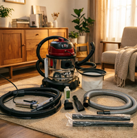 Machine de nettoyage de tapis par extraction à pulvérisation 30L, équipement de detailing automobile pour le lavage des tapis de sol et des sièges de voiture