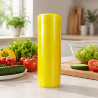 Vente directe du fabricant, film étirable en plastique de qualité alimentaire, film PVC, film alimentaire pour l'emballage des aliments