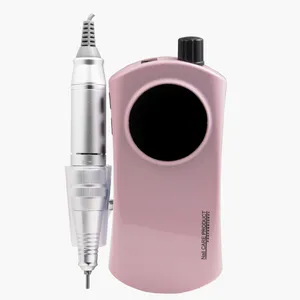 Cordless Heart Crystal Rechargeable Portable Electric Nail Drill Machine 35000rpm Professional Diamonds Nail Drill Machine