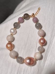 UM Jewelry Ball-Shaped Trendy <b>Copper</b> Beaded <b>Bracelet</b> for Unisex Daily Wear and Gift - Product Image 2