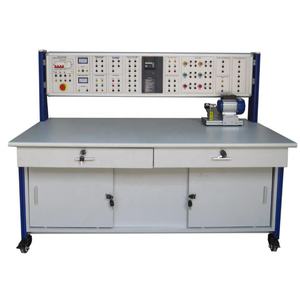 Equipo Didáctico para la Enseñanza de Control de Velocidad de Motores y Convertidores de Frecuencia, Material Educativo para Escuelas y Formación Profesional - Product Image 1