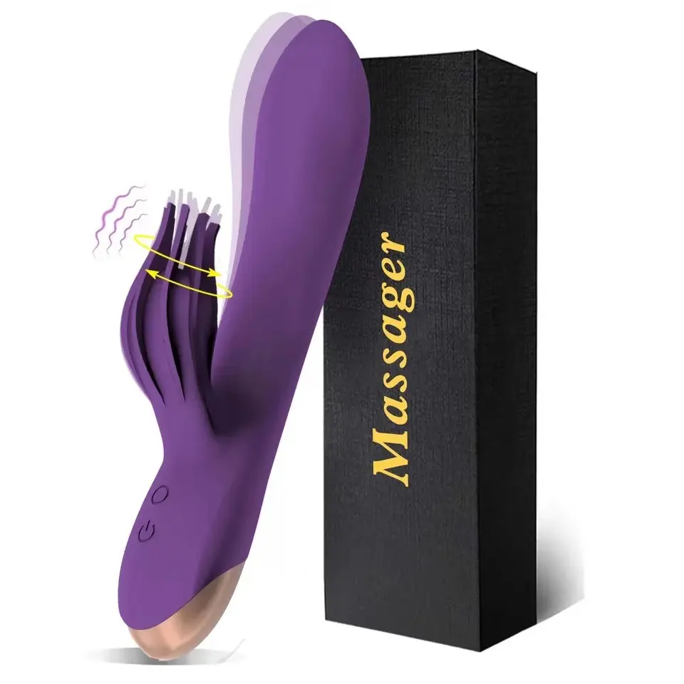 Mainan seks isi daya USB 10 Kecepatan tahan air Stimulator G spot kelinci Vibratormodern mainan seks lahore pakistan