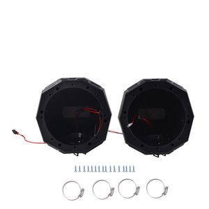 YongJin Speaker hitam 6.5 inci 6.5 inci, kandang Putar dengan klem 2 "untuk Polaris RZR PRO/ATV/UTV - Product Image 2