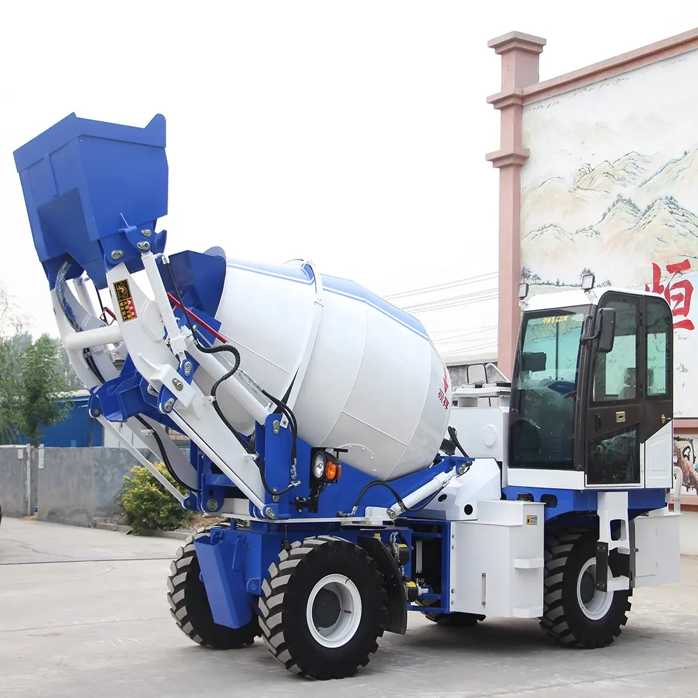 Nouveau type capacité de camion malaxeur à béton alimentant les ventes de mini camion malaxeur à béton