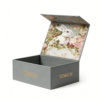 Boîte cadeau en carton à fermeture magnétique, vente en gros, échantillon gratuit, écologique, recyclable, logo personnalisé de luxe