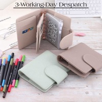 Ensemble de papeterie de bureau Hongbo : Classeur A7 multicolore avec feuilles mobiles, marqueurs, enveloppes et tableau de bord, livré en boîte postale