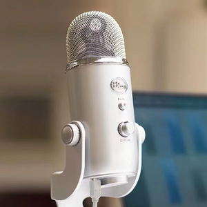 Logitech Blue Yeti USB Condenser Microphone 4 Polar Patterns Blue VO!CE Studio Recording Streaming Mic - Product Image 4