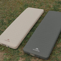Matelas Gonflable Double Queen Moderne Pliable - Portable, Résistant à l'Eau, Alimenté par Courant Continu pour Utilisation Extérieure et Domestique