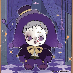 Nuevo Juguete de Peluche Original de la Serie Flora el Fantasma de la Ópera de Playful Mart, Caja Sorpresa de 6 Piezas con Rostro de Vinilo para Regalo - Product Image 2