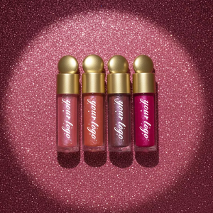 ลิปกลอสเปลี่ยนสีติดทนนาน กันน้ำ บำรุงริมฝีปาก ชุ่มชื้น สูตรวีแกน พร้อมกลิตเตอร์ - Product Image 1