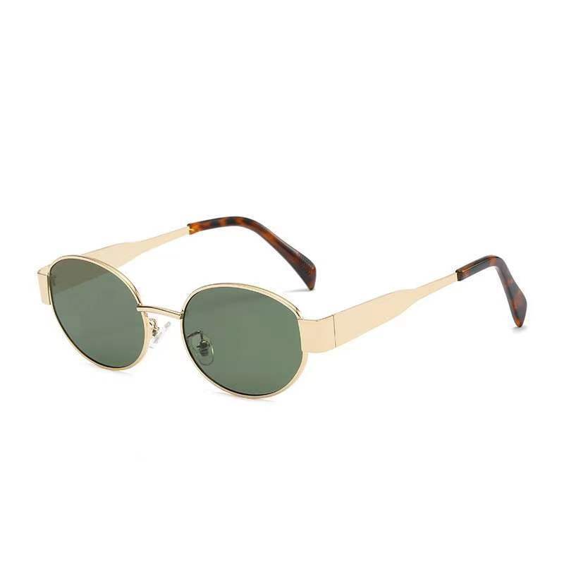 826-c3 montura dorada-lentes verde