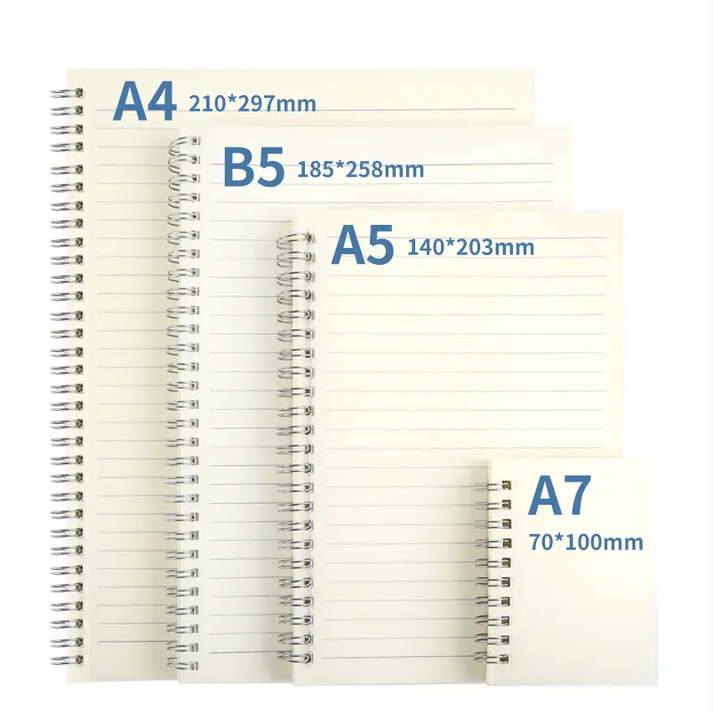 Pp-Cover Spiraal Notebooks: Duurzame Bescherming, Handige Maatopties (A4, A5, B5) En Aanpasbare Ontwerpen