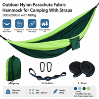 Hamac de parachute AeroMara pour l'extérieur, 300x200cm, avec sangles de suspension, portable, léger, en alginate, pour le camping, les voyages, le jardin, la plage