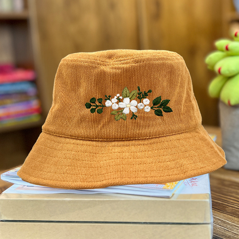 Bordado-Sombrero de pescador 020 (no un acabado Pro