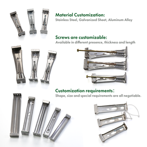 Support de <span class=keywords><strong>gouttière</strong></span> dissimulé en aluminium sur mesure, en tôle estampée, pour drainage de toiture dissimulé, 5, 6, 7, 8 pouces, résistant à la corrosion - Product Image 2
