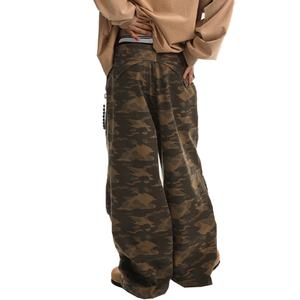 Wholesale Price Custom logo Fashion Streetwear Hip Hop Camouflage Multi-pocket <b>Cargo</b> <b>Pants</b> - Product Image 2