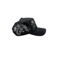Gorra de Béisbol Personalizada con Logotipo Bordado en 3D, 5 Paneles, Visera Curva, Visera de Gamuza de Algodón, Gorras G5 Beard para Unisex, en Existencia