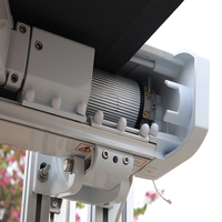 Auvents extérieurs motorisés rétractables automatiques modernes en alliage d'aluminium de haute qualité, personnalisés, durables et imperméables