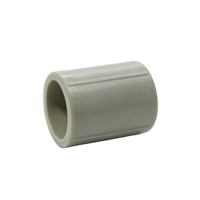 Raccord droit PPR OEM d'usine PN25 20mm 25mm 32mm, raccord de tuyauterie en plastique à fusion par emboîtement pour alimentation en eau chaude et froide