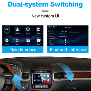 JoyeAuto 2010-2017 <span class=keywords><strong>Touareg</strong></span> 8.0 pouces CarPlay sans fil Android Auto GPS pour Volkswagen <span class=keywords><strong>Touareg</strong></span> Connexion USB Mise en miroir - Product Image 4
