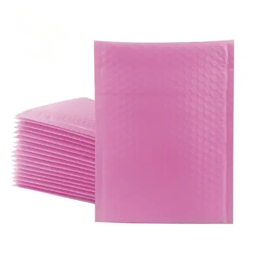Fábrica Vendendo Saco de Discussão Mailer Embalagem Envelope Bolha Saco de Transporte De Plástico Rosa
