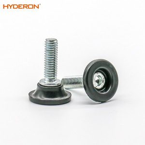 Hyderon Adjustable Feet Steel Threaded Stem Rubber Base Furniture <b>Hardware</b> Industrial Design - Product Image 5