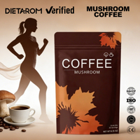 Poudre de café aux champignons en gros d'usine avec extraits de Reishi, Shiitake et Morille - Supplément personnalisable pour le soutien immunitaire et l'énergie