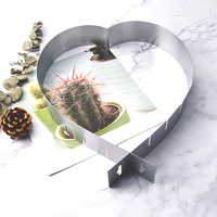 Accessoires de pâtisserie pour la cuisine, moule à gâteau en acier inoxydable, taille réglable, extensible, pour décorer les gâteaux, moule à mousse, moule à gâteau
