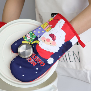 New Product Ideas 2026 Christmasrs Oven Mitts and Potholde Set Christmas Santa Snowman <strong>Pot</strong> <strong>Holders</strong> Heat Resistant Cooking Gloves - Product Image 4