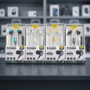 Cuffie In-Ear Cablate Auricales con Microfono, Set da 11 Pezzi - Product Image 2