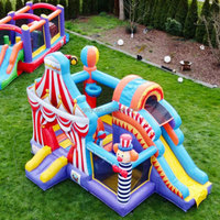 GMY Structures gonflables de carnaval et de cirque, châteaux gonflables et trampolines, maison de jeu pour enfants, aire de jeux avec toboggan pour la location