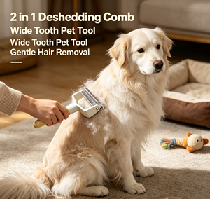 Cepillo Desenredante Recargable para Mascotas, Cepillo Antiestático para Eliminar el Pelo Suelto en Perros y Gatos - Product Image 5