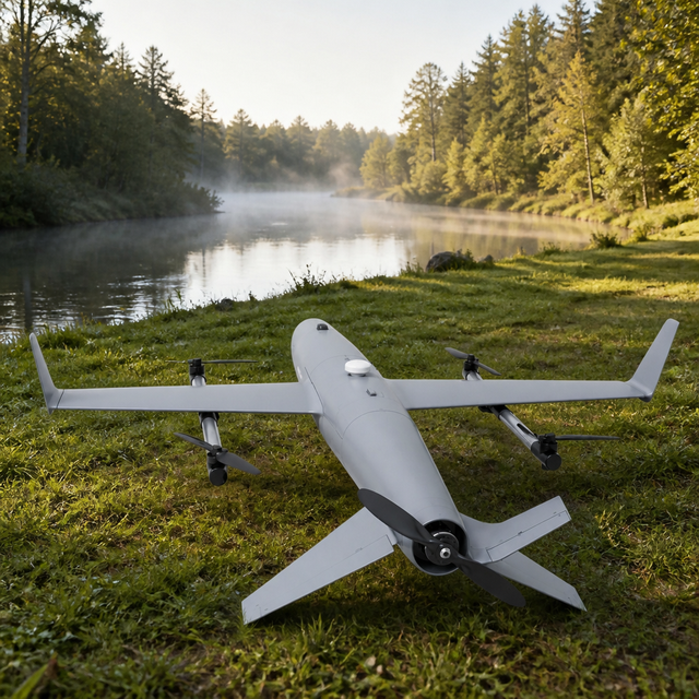 FY-VT10 FY-TECH 4-Axis Fixed Wing Survey Platform Carbon Fiber Mapping System 1 Year Warranty