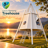Maison préfabriquée à faible consommation d'énergie, suite de tourisme bien-être, panneau isolant, style lodge forestier, contrôle climatique écoénergétique