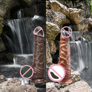 Krachtige Riem Gemakkelijk Dragen Gigantische <span class=keywords><strong>Dildo</strong></span> Persoonlijke Waterdichte Vibrerende Realistische Enorme Penis Vrouwen Masturbatie Massager Pvc - Product Image 3
