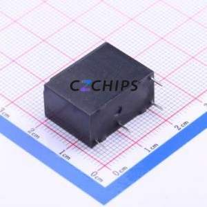 HF33F/005-HS3 Power Relay Through hole,10.2x20.5mm 5V 1 Normally Open: 1A SPST-Normally Open::: 4 5A-30VDC/5A-250VAC/10A-125VAC - Product Image 2