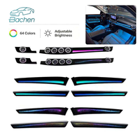 Décoration d'éclairage d'ambiance pour Mercedes-Benz Classe E W212 2010-2015 LHD/RHD, accessoires d'ambiance LED multicolores améliorés