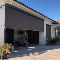 La gran ventana motorizada persianas verticales persianas toldo cremallera utilizado aluminio toldos para venta