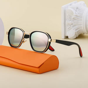 Gafas de Sol Polarizadas Retro Europeas Americanas para Hombre, Montura Negra, Lentes Grises, Protección UV400, Gafas de Sol para Conducir XH 3328 - Product Image 4