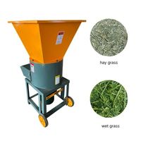 Broyeur à Pailles de Champ, Broyeur de Grains et d'Aliments, Concasseur à Marteaux, Hachoir à Fourrage, Coupe-Herbe pour Aliments du Bétail, Broyeur d'Herbe de Balles