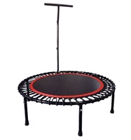 Mini trampolín de acero inoxidable para niños y adultos, equipo de gimnasio de 40 pulgadas, para ejercicio de Fitness en interiores, para saltar