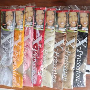 Promotions Chaudes Cheveux Synthétiques Géants Africains à Tresser, Ignifuges et Résistants à la Chaleur, Ultra Raides, Couleur Marron - Product Image 2